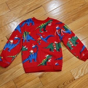 H&M Dinosaur Christmas Sweatshirt